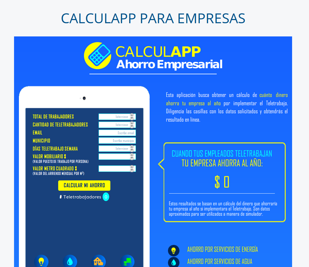 Calculapp empresas